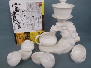 德化玉瓷精品陶瓷功夫茶具套裝特價半自動茶具套裝
